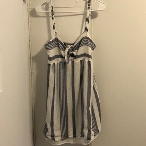 Blue and white sundress